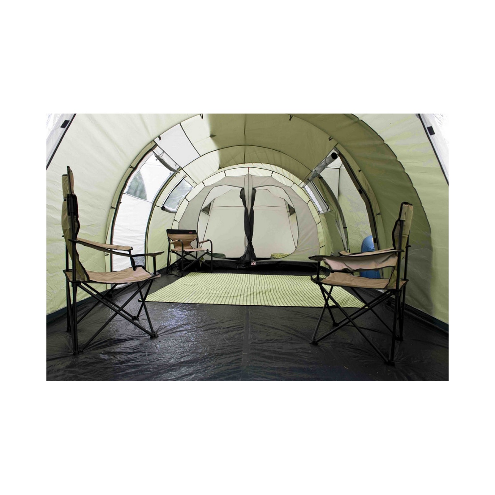 Zelt Coastline 8 Deluxe von Coleman Tunnelzelt 8 Personen 4 Kabinen eBay