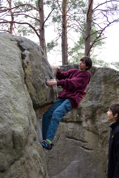 Bouldern in Fontainebleau