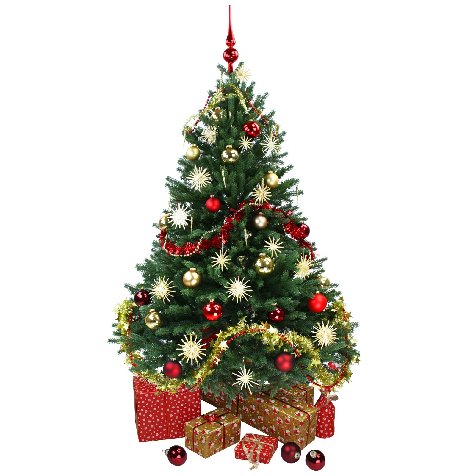 Luxus Christbaum künstlicher Weihnachtsbaum Tannenbaum 5 Größen PE