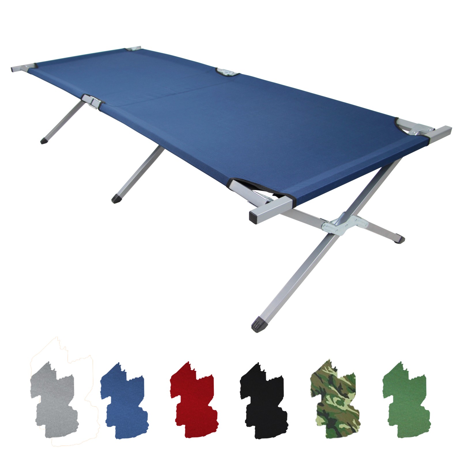 Lit De Camp Pliable BB Sport - 190x64x41cm - 180kg Charge - Portable Pour Camping